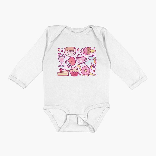 Sweets Long Sleeve Baby One-Piece