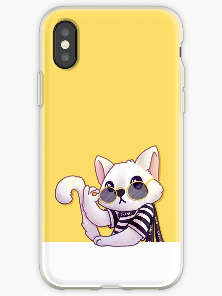 Thumbnail 1 of 5, iPhone Case, Fabulous Cat designed and sold by instadrawvhs.