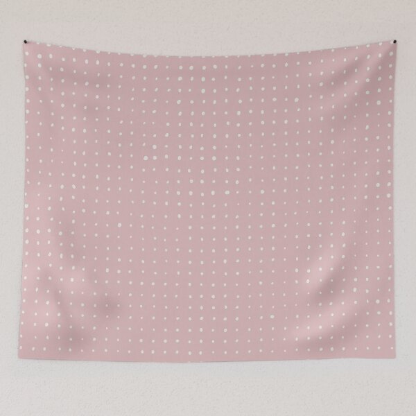 Item preview, Hand Drawn Dots on Dusty Rose designed and sold by BlertaDK.