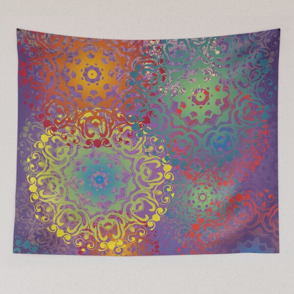 Item preview, Bright Kaleidoscopes of Color designed and sold by bluemaggie.