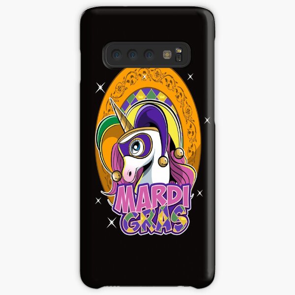 Funny Mardi Gras Masquerade Unicorn Jester Unicorn Carnival New Orleans Mardi Gras Parade Gift Samsung Galaxy Snap Case