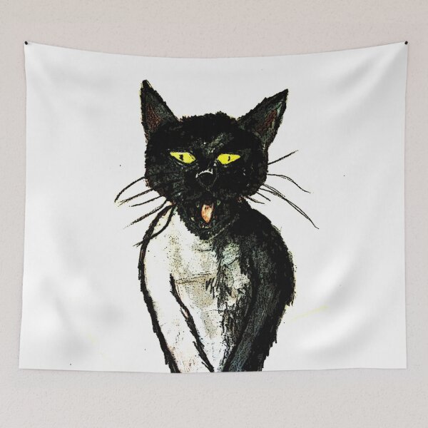Item preview, cat designed and sold by MadmyrtleDesign.