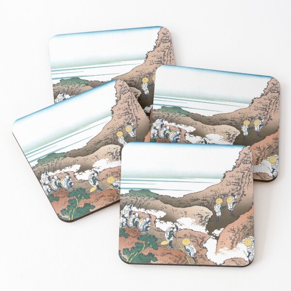 Item preview, Climbing on Fuji by Katsushika Hokusai designed and sold by Takeda-art.