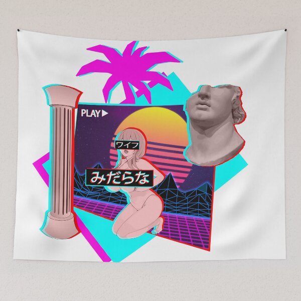 Item preview, Hentai Vaporwave designed and sold by Limbodotlife.