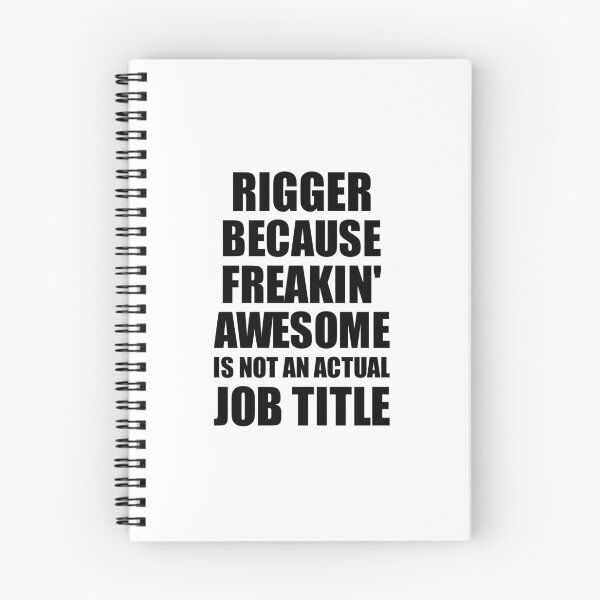 Item preview, Rigger Freaking Awesome Funny Gift Idea for Coworker Employee Office Gag Job Title Joke designed and sold by FunnyGiftIdeas.