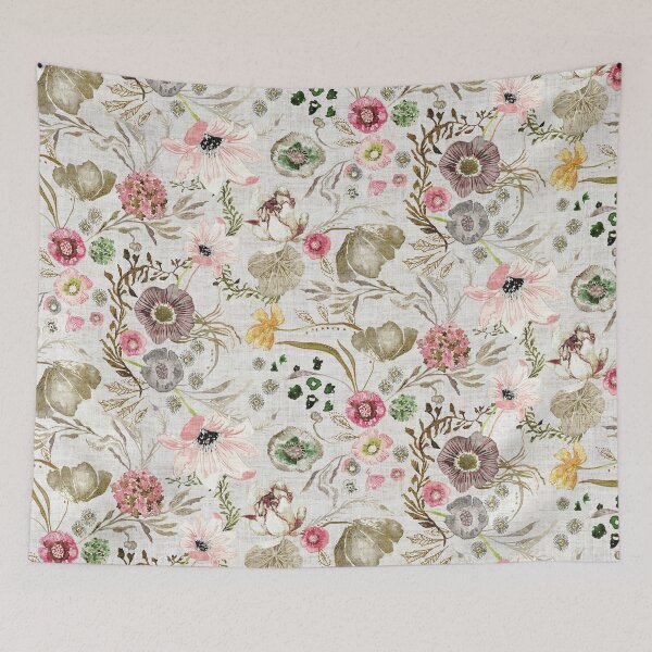 Item preview, Atlantis Floral (golden)  designed and sold by Esther  Fallon Lau.