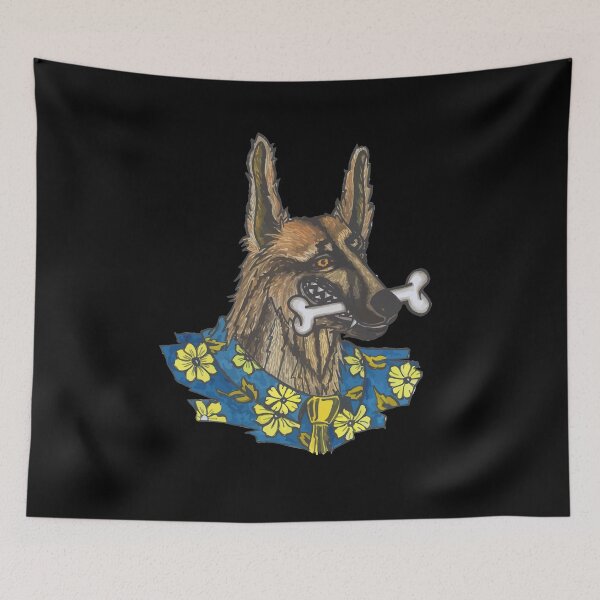 Item preview, Hawaiian dog designed and sold by Dsigns.