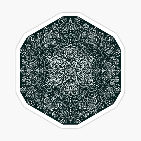 Vista previa del artículo con la obra «Mandala de flores», diseñado y vendido por renc-art.