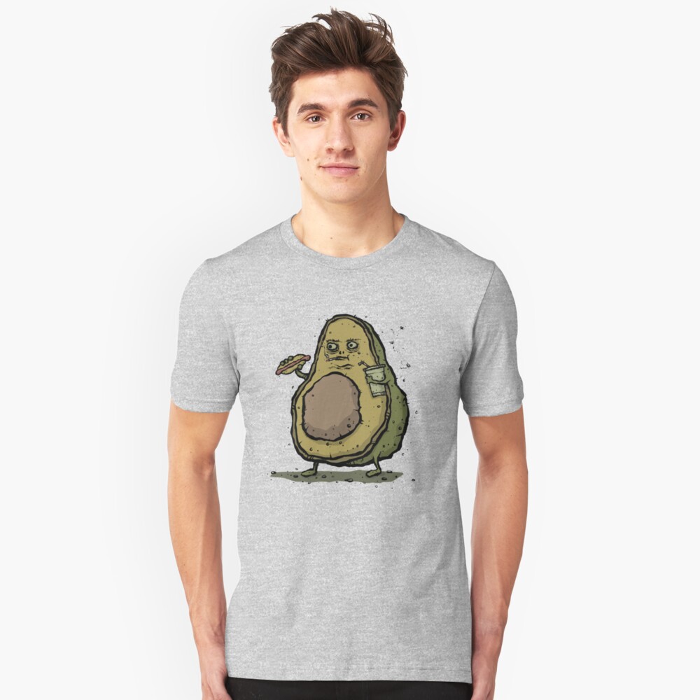 Unhealthy Avocado Slim Fit T-Shirt