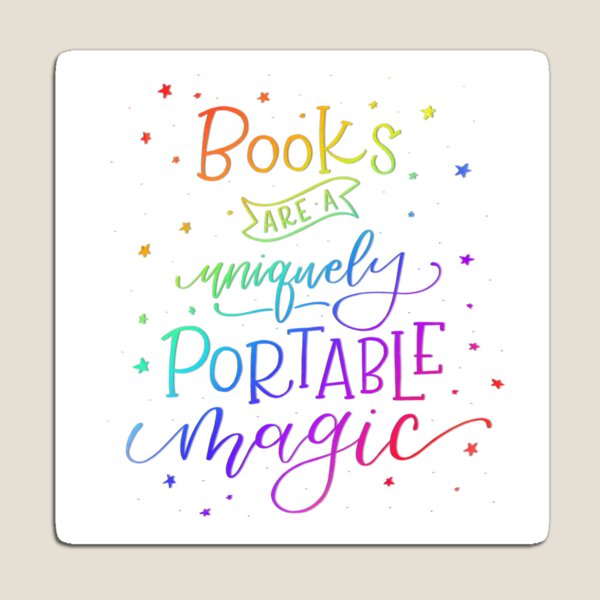 Books are Rainbow Magic Magnet