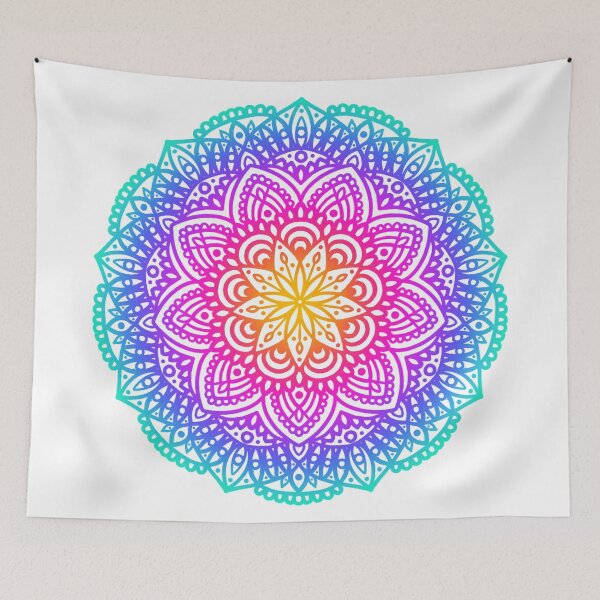 Item preview, Circular Mandala - Rainbow designed and sold by halconiandesign.