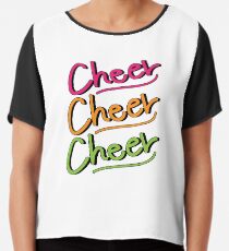 Cheer Cheer Cheer Chiffon Top