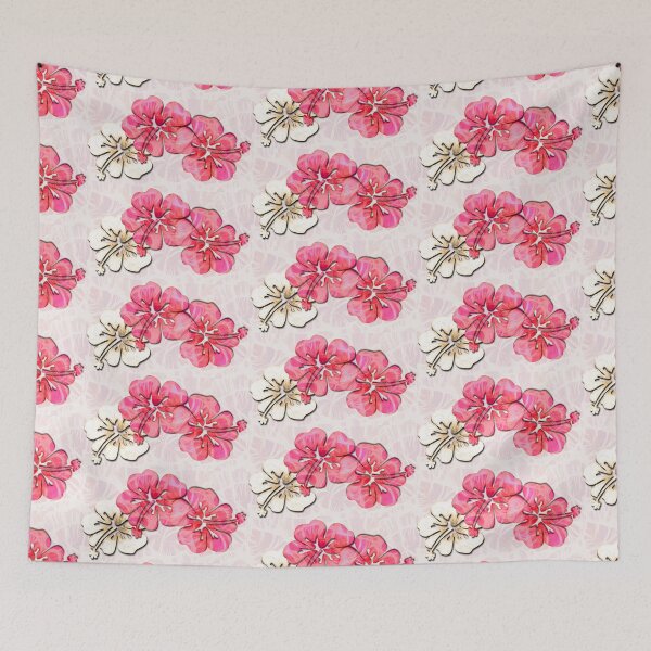 Item preview, Foliage Hibiscus - Pink in Light designed and sold by DreaMground.