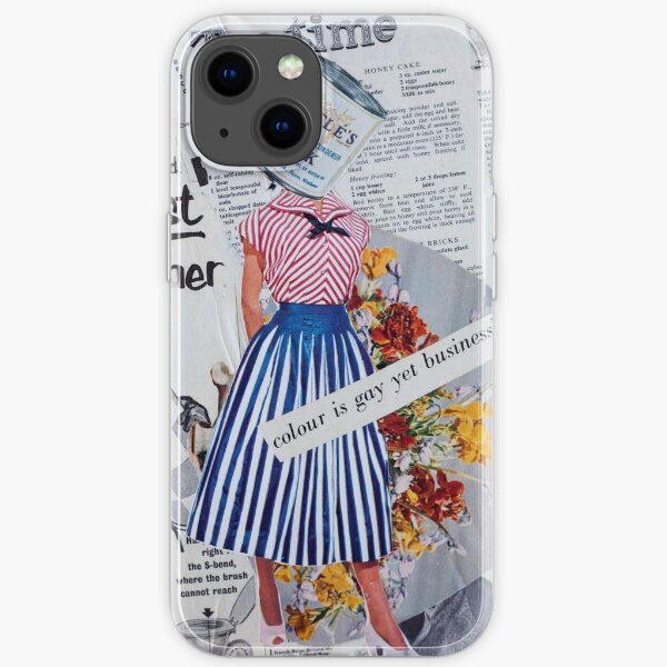 Colour is gay yet businesslike iPhone Soft Case