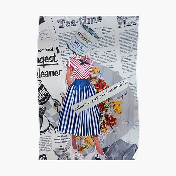 Colour is gay yet businesslike Poster