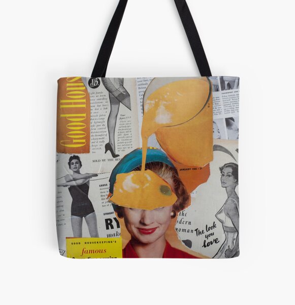 Custard Head All Over Print Tote Bag
