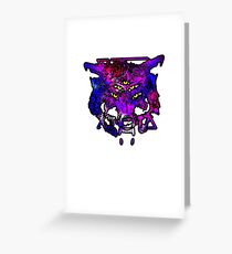 psycho wolf Greeting Card