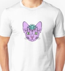 Camiseta unisex Gato de loto