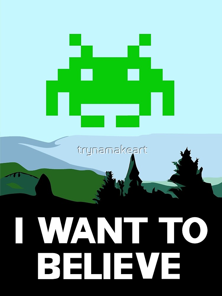 "Space Invaders" Art Print by trynamakeart | Redbubble