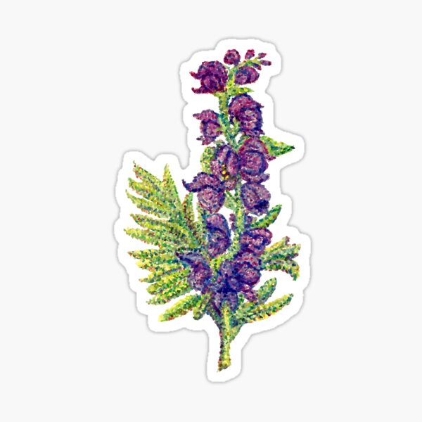 aconitum Sticker