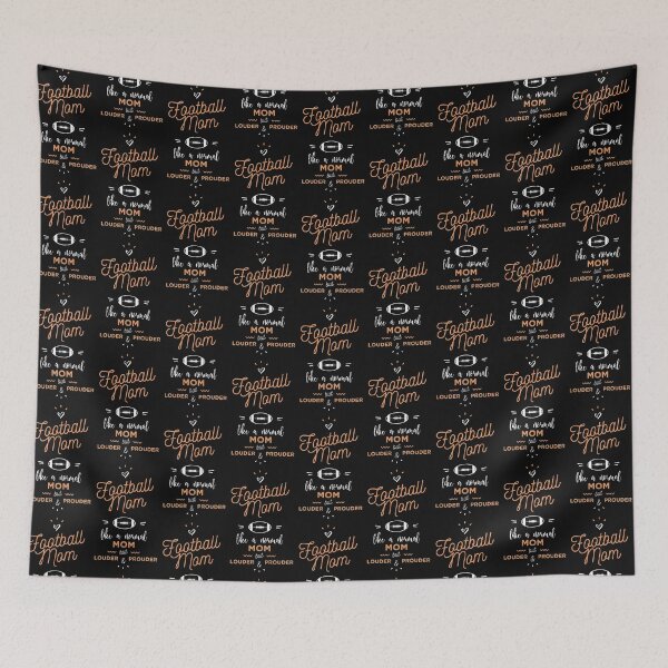 Item preview, Football Mom louder and prouder designed and sold by lepetitcalamar.