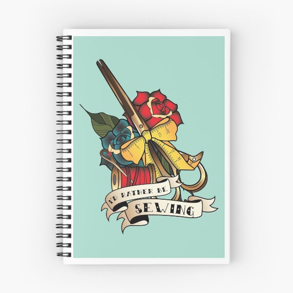 Item preview, i'd rather be sewing, sewing themed art, sewing print designed and sold by paperandinkuk.