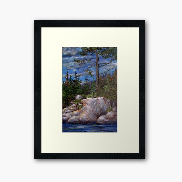 Guardian on the Shore Framed Art Print
