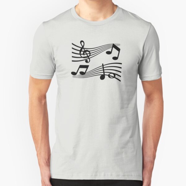 Loss - Music Slim Fit T-Shirt