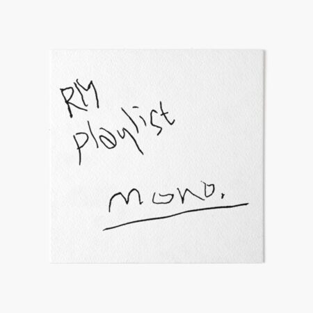 Artikel-Vorschau von RM Mono-Wiedergabeliste, designt und verkauft von coolturd.
