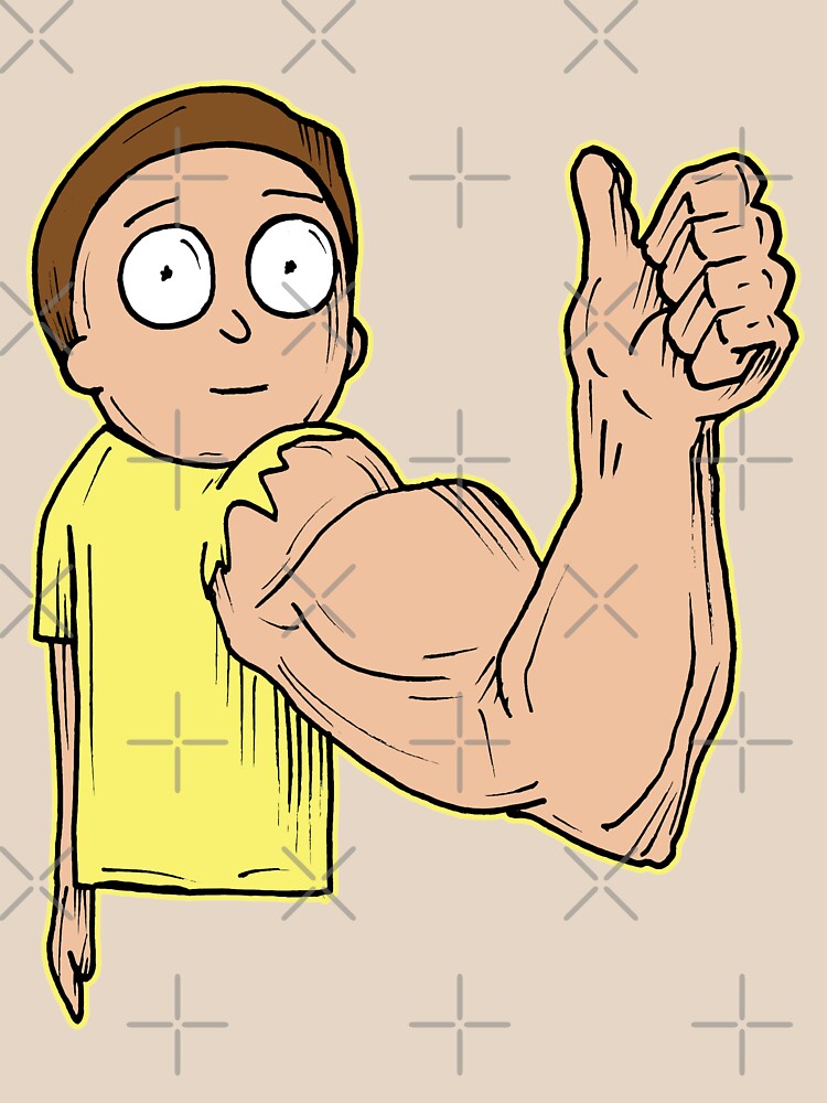  Armothy / Morty and His Strong, Muscly Sentient Arm from Rick and Morty™ by sketchNkustom