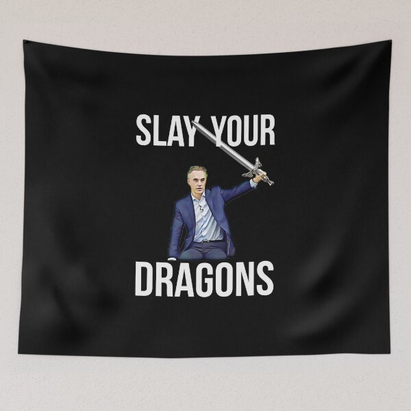 Item preview, Slay Your Dragons Jordan Peterson designed and sold by meme-dreamer.
