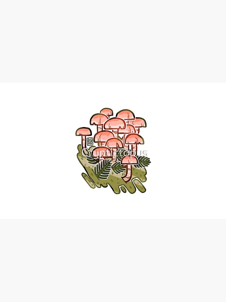 Pink fungi by Cryptictopus