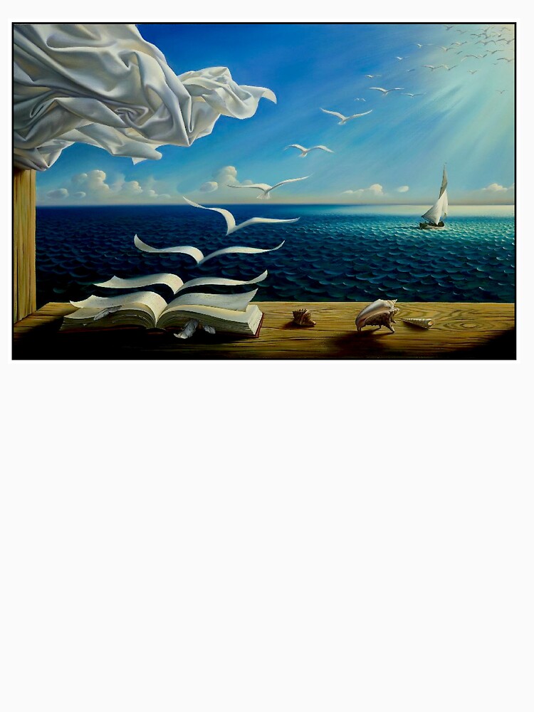 BOOK TO BIRDS: Vintage Fantasy Surreal Print by Dali by posterbobs