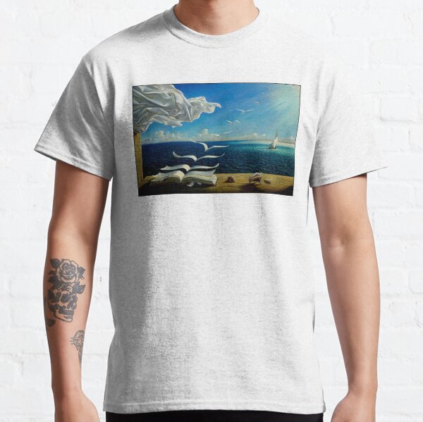 BOOK TO VÖGEL: Vintage Fantasy Surreal Print Classic T-Shirt