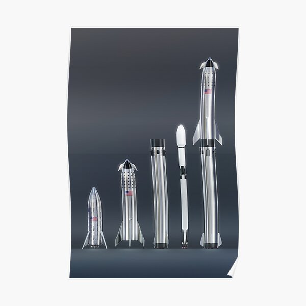 Starfleet Concept with Falcon 9 Poster