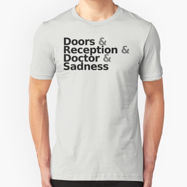Loss - Helvetica Black Text Slim Fit T-Shirt