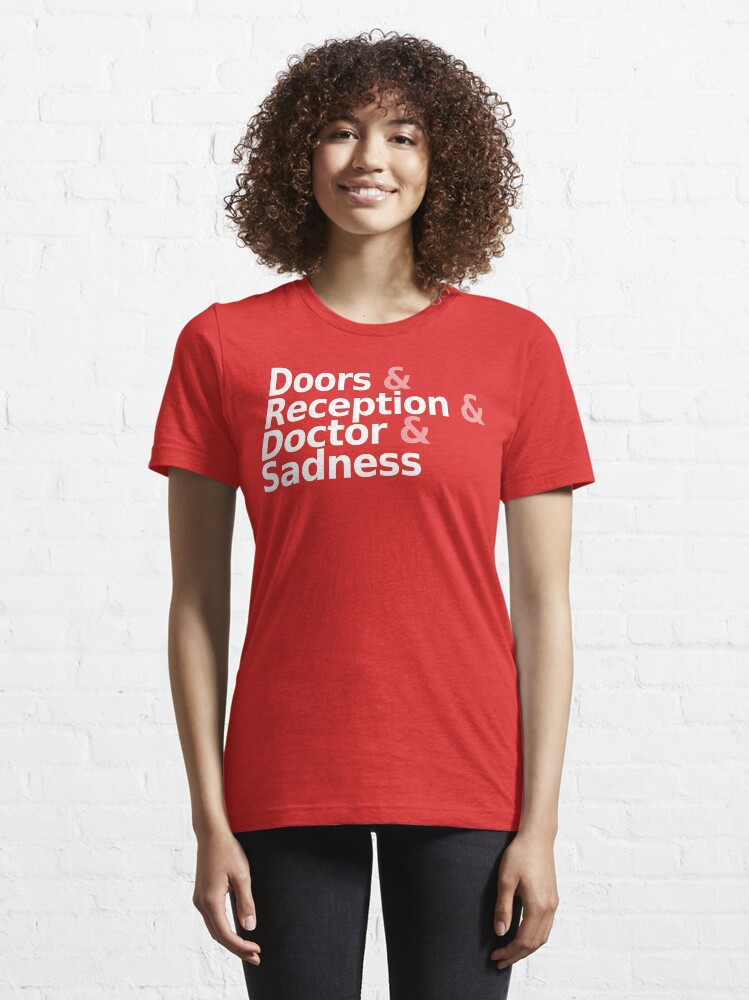 Alternate view of Loss - Helvetica White Text Essential T-Shirt