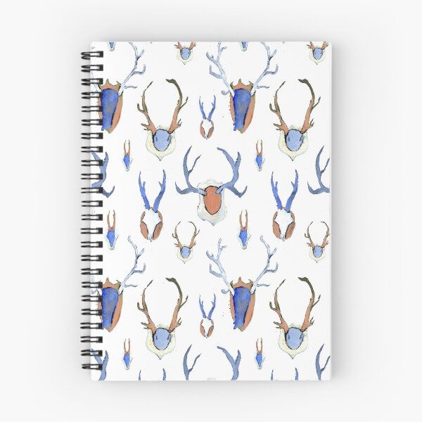 Item preview, Antler Pattern (White) designed and sold by Emily R Morris.