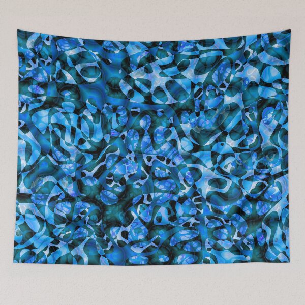 Item preview, Wild Blue Chaos  designed and sold by KirstenStar.