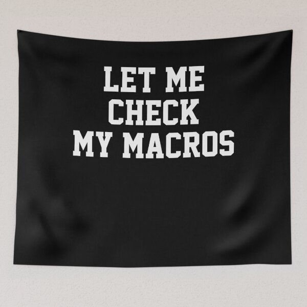 Item preview, If It Fits Your Macros designed and sold by 4tomic.