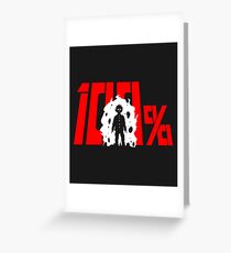 mob psycho 100 Greeting Card