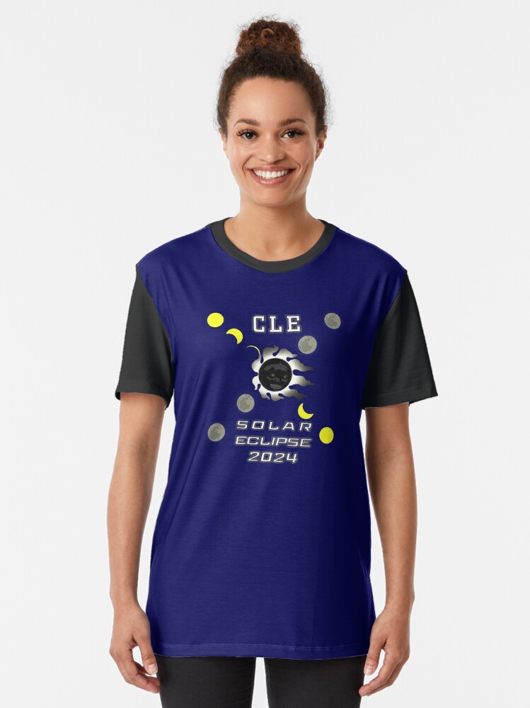 "CLE Solar Eclipse 2024" Tshirt by KZiegman Redbubble