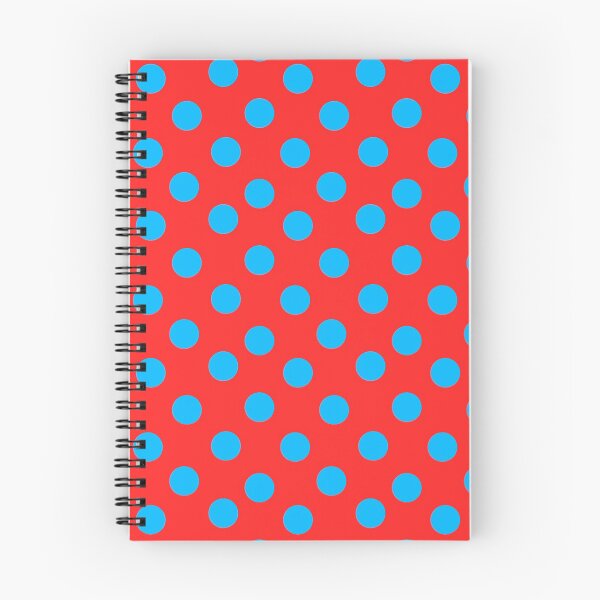 Item preview, Blue on Red Polka Dots designed and sold by Michael Stewart.
