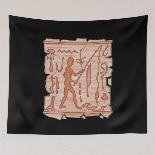 Item preview, Cave painting Fishing designed and sold by Dsigns.