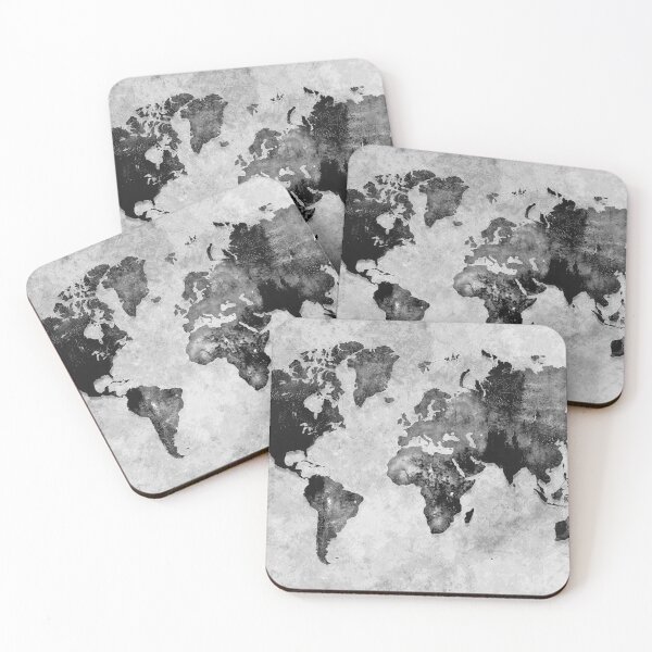 Item preview, map black and white #map #world designed and sold by JBJart.