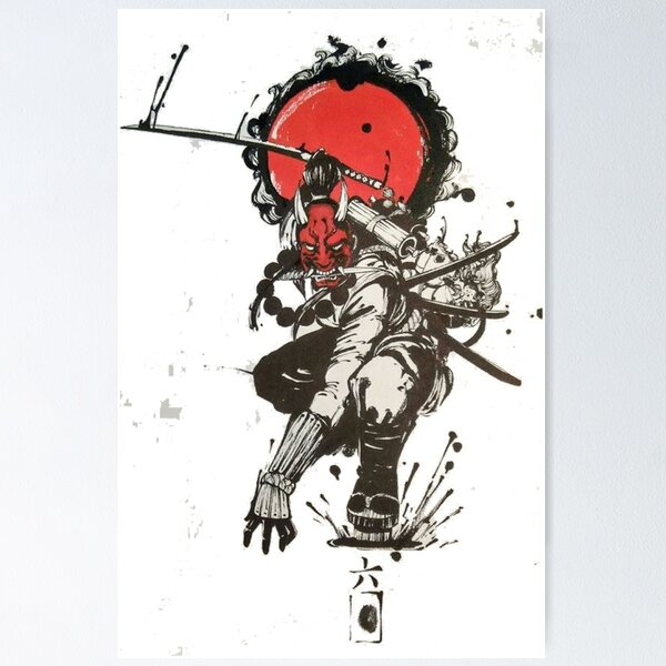 The Blind Ninja  Samurai artwork, Samurai tattoo, Samurai art