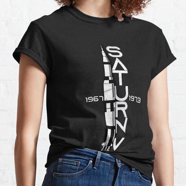 Saturn V Rocket Astronaut Space Gift Classic T-Shirt