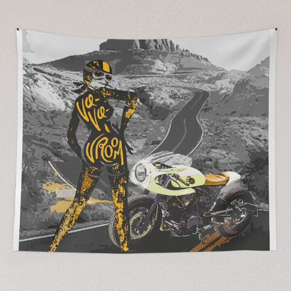 Item preview, Rider Woman twisty road racing cafer racer motorcyle designed and sold by Highride.