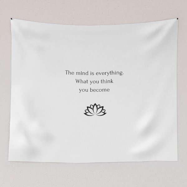 Item preview, Buddhism Quote: The mind is everything. What you think you become. designed and sold by Inspirationmotivation.