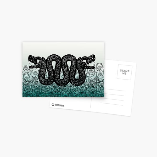 Sea Dragon Loch Ness Postcard